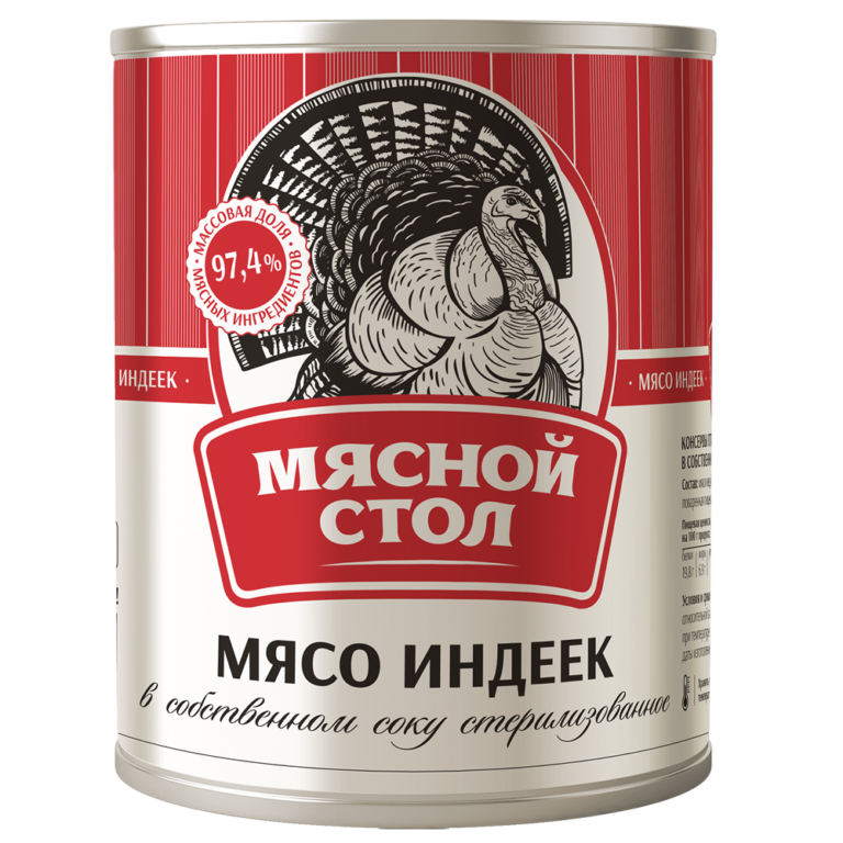 Мясо индейки в собственном соку